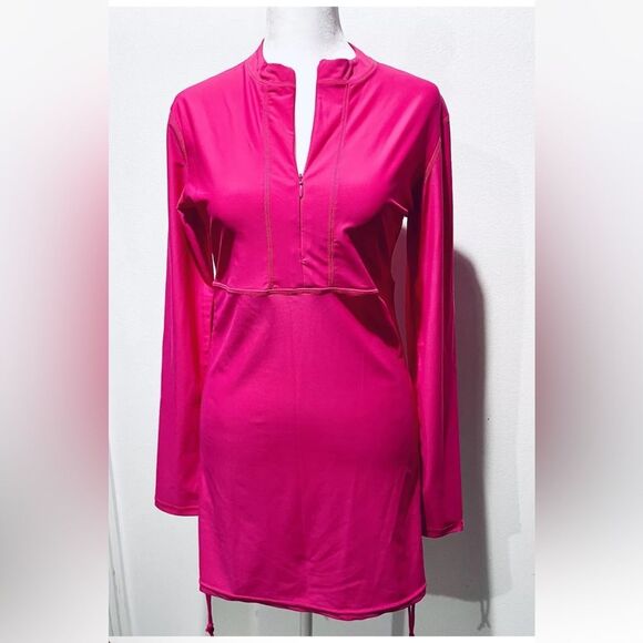 New! Women's UV Rays Protection Pink Swim Coverup! Never worn. - Picture 3 of 6
